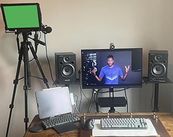 Setting up a home office for video production